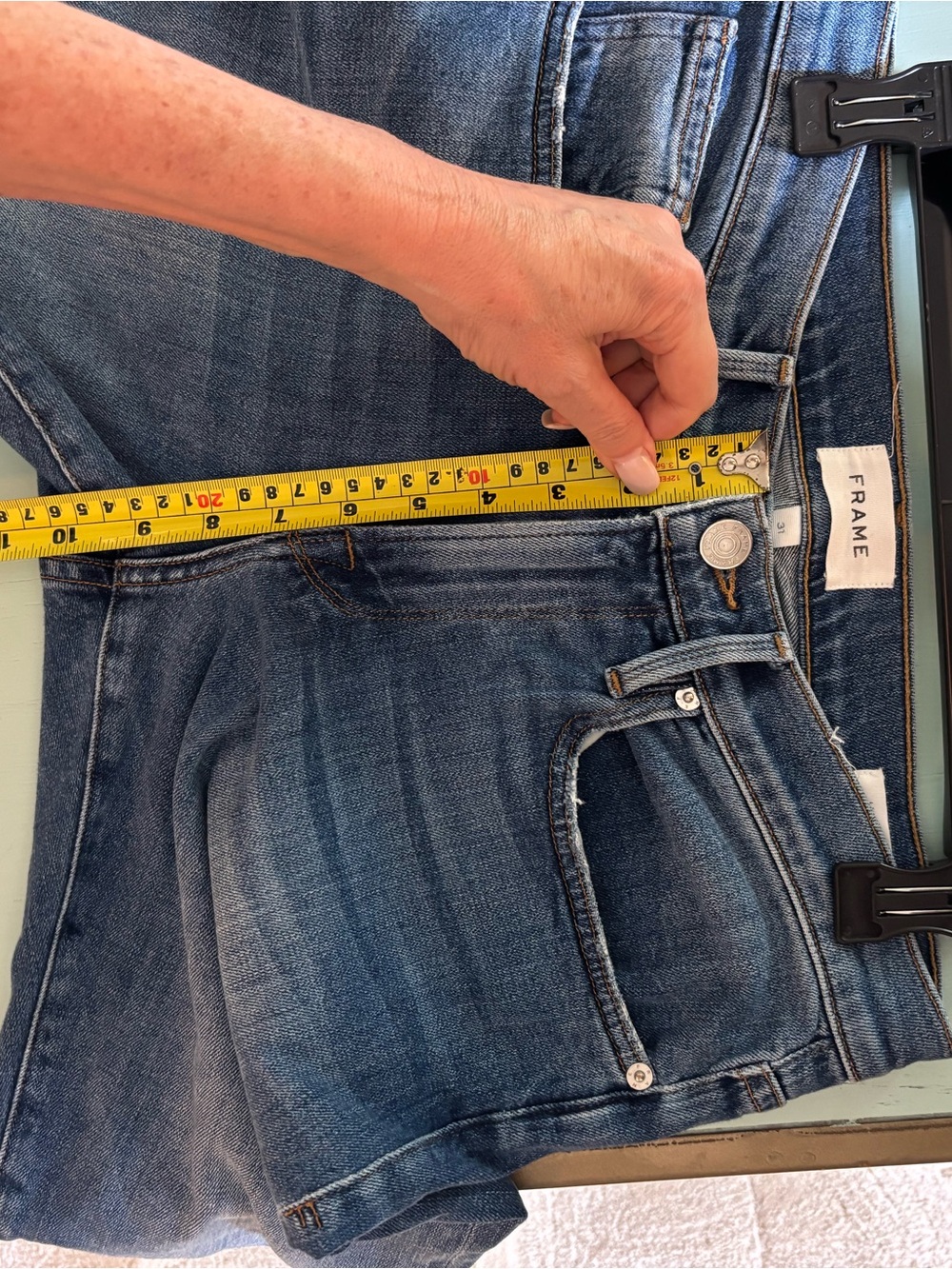 Frame denim Blue Slim Straight Jeans - Picture 2 of 6